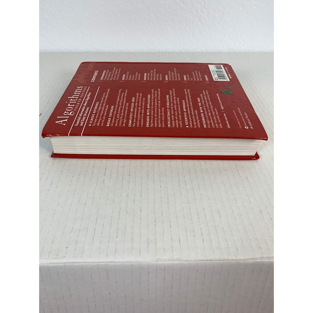 Addison-Wesley Algorithms 4th Edition Textbook Unisex OS Red CS Programming Book - Picture 4 of 7